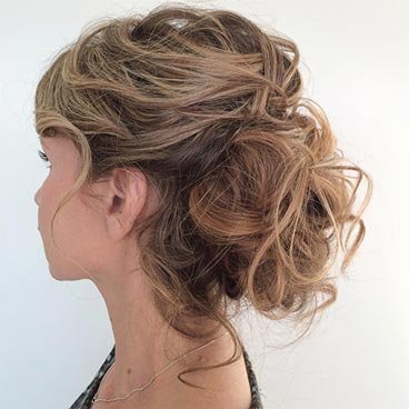 Garnier Fructis Curl Renew Milk Spray - Curly Updo Hairstyles - Learn how to style Loose Curly Updo - beautiful, easy, and elegant hairstyle for prom, date, wedding, special occasion